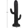 ΔΙΑΚΟΣΜΗΤΙΚΟΣ ΚΑΚΤΟΣ ΔΑΠΕΔΟΥ CACTUS HM4386.01L ΓΥΨΟΣ ΣΕ ΜΑΥΡΟ 63x37x150Υεκ.