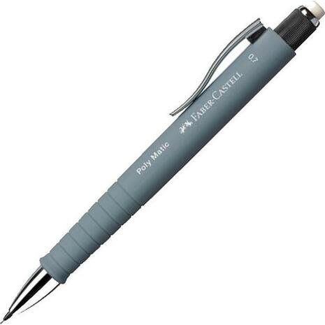 Μολύβι μηχανικό Faber Castell Poly Matic 0.7mm Γκρι (133388)