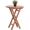 ΤΡΑΠΕΖΙ ΣΚΗΝΟΘΕΤΗ ΣΤΡΟΓΓΥΛΟ ERIS HM18119 ΞΥΛΟ TEAK--ΦΥΣΙΚΟ Φ60x75Υεκ.