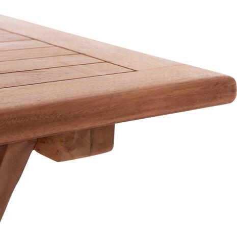 ΤΡΑΠΕΖΙ ΠΤΥΣΣΟΜΕΝΟ ΟΡΘΟΓΩΝΙΟ ERIS HM18117 ΞΥΛΟ TEAK--ΦΥΣΙΚΟ 120x70x76Υεκ.