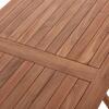 ΤΡΑΠΕΖΙ ΠΤΥΣΣΟΜΕΝΟ ΟΡΘΟΓΩΝΙΟ ERIS HM18117 ΞΥΛΟ TEAK--ΦΥΣΙΚΟ 120x70x76Υεκ.