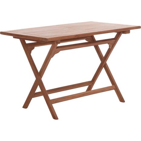 ΤΡΑΠΕΖΙ ΠΤΥΣΣΟΜΕΝΟ ΟΡΘΟΓΩΝΙΟ ERIS HM18117 ΞΥΛΟ TEAK--ΦΥΣΙΚΟ 120x70x76Υεκ.