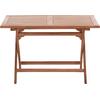 ΤΡΑΠΕΖΙ ΠΤΥΣΣΟΜΕΝΟ ΟΡΘΟΓΩΝΙΟ ERIS HM18117 ΞΥΛΟ TEAK--ΦΥΣΙΚΟ 120x70x76Υεκ.