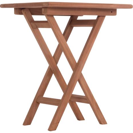 ΤΡΑΠΕΖΙ ΣΚΗΝΟΘΕΤΗ ΤΕΤΡΑΓΩΝΟ ERIS HM18118 ΞΥΛΟ TEAK--ΦΥΣΙΚΟ 60x60x75Υεκ.