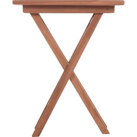 ΤΡΑΠΕΖΙ ΣΚΗΝΟΘΕΤΗ ΤΕΤΡΑΓΩΝΟ ERIS HM18118 ΞΥΛΟ TEAK--ΦΥΣΙΚΟ 60x60x75Υεκ.