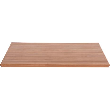 ΕΠΙΦΑΝΕΙΑ ΤΡΑΠΕΖΙΟΥ ΟΡΘΟΓΩΝΙΑ HM18138 ΞΥΛΟ TEAK--ΦΥΣΙΚΟ 120x80x4(πάχος)εκ.