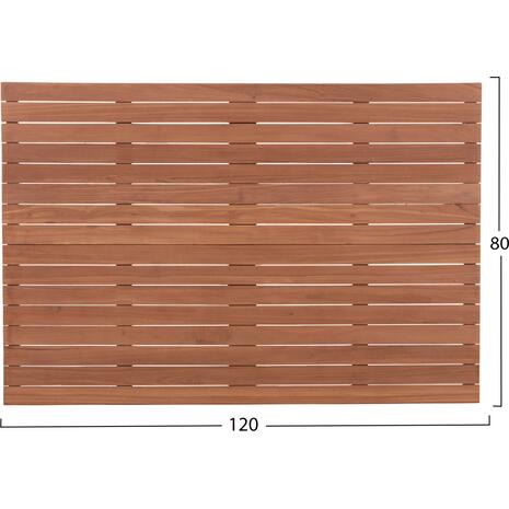 ΕΠΙΦΑΝΕΙΑ ΤΡΑΠΕΖΙΟΥ ΟΡΘΟΓΩΝΙΑ HM18138 ΞΥΛΟ TEAK--ΦΥΣΙΚΟ 120x80x4(πάχος)εκ.