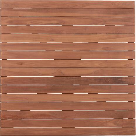 ΕΠΙΦΑΝΕΙΑ ΤΡΑΠΕΖΙΟΥ ΤΕΤΡΑΓΩΝΗ HM18137 ΞΥΛΟ TEAK--ΦΥΣΙΚΟ 80x80x4(πάχος)εκ.