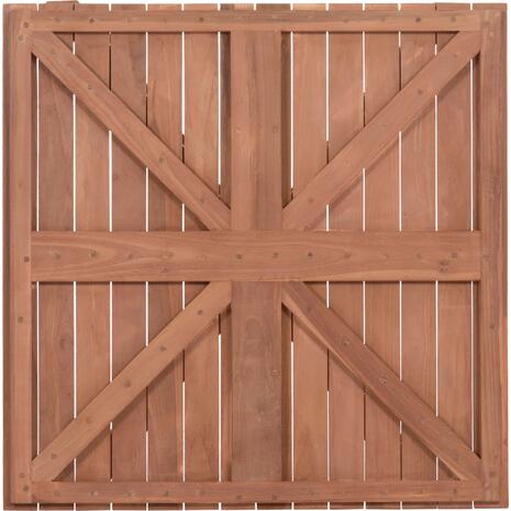 ΕΠΙΦΑΝΕΙΑ ΤΡΑΠΕΖΙΟΥ ΤΕΤΡΑΓΩΝΗ HM18136 ΞΥΛΟ TEAK--ΦΥΣΙΚΟ 70x70x4(πάχος)εκ.