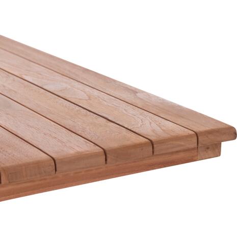 ΕΠΙΦΑΝΕΙΑ ΤΡΑΠΕΖΙΟΥ ΤΕΤΡΑΓΩΝΗ HM18136 ΞΥΛΟ TEAK--ΦΥΣΙΚΟ 70x70x4(πάχος)εκ.