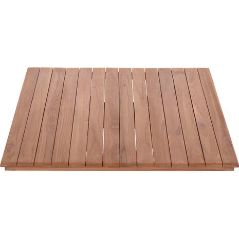 ΕΠΙΦΑΝΕΙΑ ΤΡΑΠΕΖΙΟΥ ΤΕΤΡΑΓΩΝΗ HM18136 ΞΥΛΟ TEAK--ΦΥΣΙΚΟ 70x70x4(πάχος)εκ.