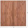 ΕΠΙΦΑΝΕΙΑ ΤΡΑΠΕΖΙΟΥ ΤΕΤΡΑΓΩΝΗ HM18136 ΞΥΛΟ TEAK--ΦΥΣΙΚΟ 70x70x4(πάχος)εκ.