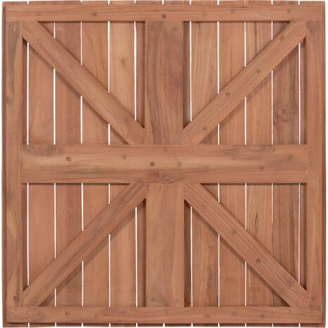 ΕΠΙΦΑΝΕΙΑ ΤΡΑΠΕΖΙΟΥ ΤΕΤΡΑΓΩΝΗ HM18135 ΞΥΛΟ TEAK--ΦΥΣΙΚΟ 60x60x4(πάχος)εκ.