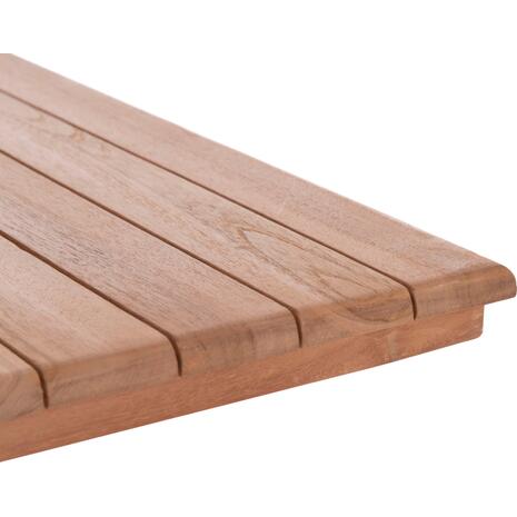 ΕΠΙΦΑΝΕΙΑ ΤΡΑΠΕΖΙΟΥ ΤΕΤΡΑΓΩΝΗ HM18135 ΞΥΛΟ TEAK--ΦΥΣΙΚΟ 60x60x4(πάχος)εκ.