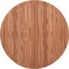 ΕΠΙΦΑΝΕΙΑ ΤΡΑΠΕΖΙΟΥ ΣΤΡΟΓΓΥΛΗ HM18134 ΞΥΛΟ TEAK--ΦΥΣΙΚΟ Φ80x4(πάχος)εκ.