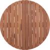 ΕΠΙΦΑΝΕΙΑ ΤΡΑΠΕΖΙΟΥ ΣΤΡΟΓΓΥΛΗ HM18133 ΞΥΛΟ TEAK--ΦΥΣΙΚΟ Φ70x4(πάχος)εκ.