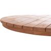 ΕΠΙΦΑΝΕΙΑ ΤΡΑΠΕΖΙΟΥ ΣΤΡΟΓΓΥΛΗ HM18132 ΞΥΛΟ TEAK--ΦΥΣΙΚΟ Φ60x4(πάχος)εκ.