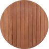 ΕΠΙΦΑΝΕΙΑ ΤΡΑΠΕΖΙΟΥ ΣΤΡΟΓΓΥΛΗ HM18132 ΞΥΛΟ TEAK--ΦΥΣΙΚΟ Φ60x4(πάχος)εκ.
