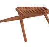 ΠΟΛΥΘΡΟΝΑ LOUNGE ΠΤΥΣΣΟΜΕΝΗ SHIGAO HM18112 ΞΥΛΟ TEAK--ΦΥΣΙΚΟ 61x88.5x89Υεκ.