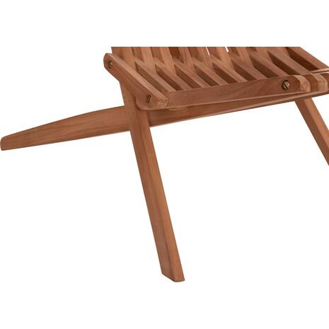 ΠΟΛΥΘΡΟΝΑ LOUNGE ΠΤΥΣΣΟΜΕΝΗ SHIGAO HM18112 ΞΥΛΟ TEAK--ΦΥΣΙΚΟ 61x88.5x89Υεκ.