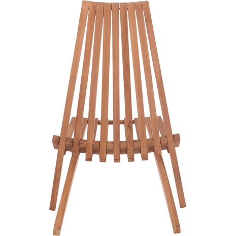 ΠΟΛΥΘΡΟΝΑ LOUNGE ΠΤΥΣΣΟΜΕΝΗ SHIGAO HM18112 ΞΥΛΟ TEAK--ΦΥΣΙΚΟ 61x88.5x89Υεκ.