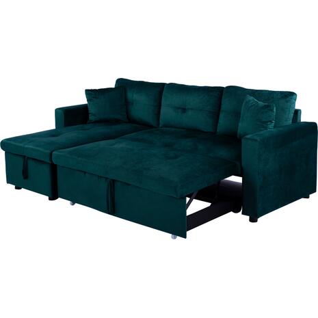 ΚΑΝΑΠΕΣ ΓΩΝΙΑ ΚΡΕΒΑΤΙ WAYNE 224x147x85Υεκ. HM3028.13 ΒΕΛΟΥΔΟ ΚΥΠΑΡΙΣΣΙ