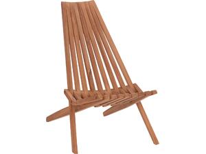ΠΟΛΥΘΡΟΝΑ LOUNGE ΠΤΥΣΣΟΜΕΝΗ SHIGAO HM18112 ΞΥΛΟ TEAK--ΦΥΣΙΚΟ 61x88.5x89Υεκ.