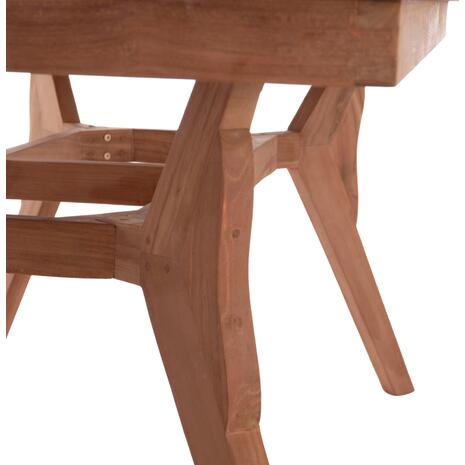 ΤΡΑΠΕΖΙ ΤΡΑΠΕΖΑΡΙΑΣ WONDER HM18116 ΞΥΛΟ TEAK--ΦΥΣΙΚΟ 180x91x75Υεκ.