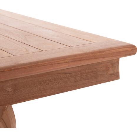 ΤΡΑΠΕΖΙ ΤΡΑΠΕΖΑΡΙΑΣ WONDER HM18116 ΞΥΛΟ TEAK--ΦΥΣΙΚΟ 180x91x75Υεκ.