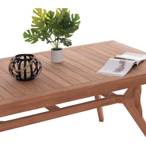 ΤΡΑΠΕΖΙ ΤΡΑΠΕΖΑΡΙΑΣ WONDER HM18116 ΞΥΛΟ TEAK--ΦΥΣΙΚΟ 180x91x75Υεκ.