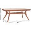 ΤΡΑΠΕΖΙ ΤΡΑΠΕΖΑΡΙΑΣ WONDER HM18116 ΞΥΛΟ TEAK--ΦΥΣΙΚΟ 180x91x75Υεκ.