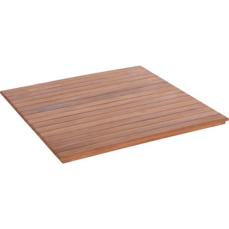 ΕΠΙΦΑΝΕΙΑ ΤΡΑΠΕΖΙΟΥ ΤΕΤΡΑΓΩΝΗ HM18137 ΞΥΛΟ TEAK--ΦΥΣΙΚΟ 80x80x4(πάχος)εκ.