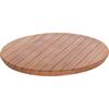 ΕΠΙΦΑΝΕΙΑ ΤΡΑΠΕΖΙΟΥ ΣΤΡΟΓΓΥΛΗ HM18132 ΞΥΛΟ TEAK--ΦΥΣΙΚΟ Φ60x4(πάχος)εκ.