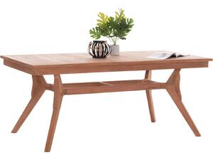 ΤΡΑΠΕΖΙ ΤΡΑΠΕΖΑΡΙΑΣ WONDER HM18116 ΞΥΛΟ TEAK--ΦΥΣΙΚΟ 180x91x75Υεκ.