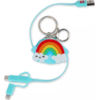 Καλώδιο φόρτισης Legami Charge N'Roll 3 σε1 Rainbow