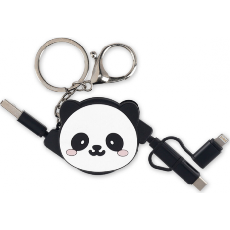 Καλώδιο φόρτισης Legami Charge N'Roll 3 σε1 Panda