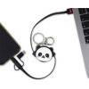 Καλώδιο φόρτισης Legami Charge N'Roll 3 σε1 Panda