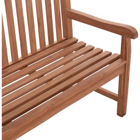 ΠΑΓΚΑΚΙ ΚΗΠΟΥ 3ΘΕΣΙΟ ELENA HM18125 ΞΥΛΟ TEAK--ΦΥΣΙΚΟ 150x61x95Υεκ.