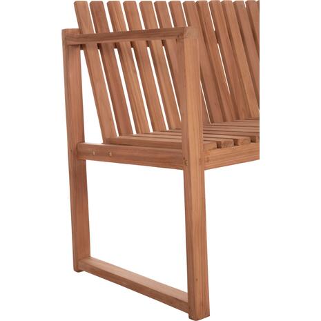 ΠΑΓΚΑΚΙ ΚΗΠΟΥ 2ΘΕΣΙΟ VED HM18124 ΞΥΛΟ TEAK--ΦΥΣΙΚΟ ΧΡΩΜΑ 130x60x86Υεκ.