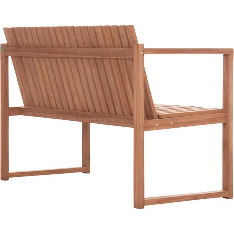 ΠΑΓΚΑΚΙ ΚΗΠΟΥ 2ΘΕΣΙΟ VED HM18124 ΞΥΛΟ TEAK--ΦΥΣΙΚΟ ΧΡΩΜΑ 130x60x86Υεκ.