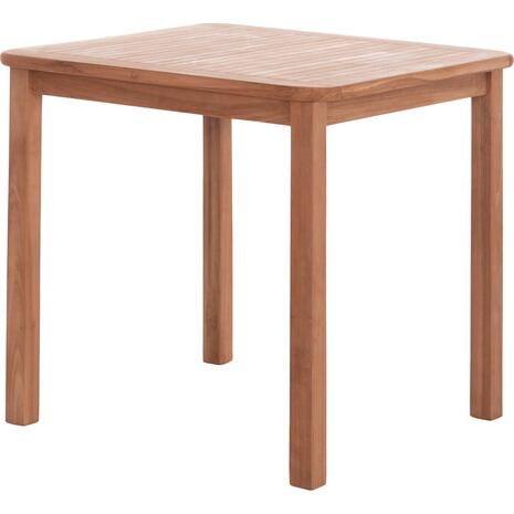 ΤΡΑΠΕΖΙ ΤΕΤΡΑΓΩΝΟ PRESSCOT HM18122 ΞΥΛΟ TEAK--ΦΥΣΙΚΟ 80x80x76Υεκ.