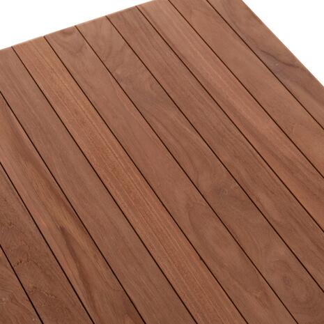 ΤΡΑΠΕΖΙ ΣΚΗΝΟΘΕΤΗ ΤΕΤΡΑΓΩΝΟ HEIDEL HM18121 ΞΥΛΟ TEAK--ΦΥΣΙΚΟ 60x60x75Υεκ.