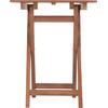 ΤΡΑΠΕΖΙ ΣΚΗΝΟΘΕΤΗ ΤΕΤΡΑΓΩΝΟ HEIDEL HM18121 ΞΥΛΟ TEAK--ΦΥΣΙΚΟ 60x60x75Υεκ.