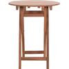ΤΡΑΠΕΖΙ ΣΚΗΝΟΘΕΤΗ ΣΤΡΟΓΓΥΛΟ HEIDEL HM18120 ΞΥΛΟ TEAK--ΦΥΣΙΚΟ Φ60x75Υεκ.