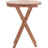 ΤΡΑΠΕΖΙ ΣΚΗΝΟΘΕΤΗ ΣΤΡΟΓΓΥΛΟ HEIDEL HM18120 ΞΥΛΟ TEAK--ΦΥΣΙΚΟ Φ60x75Υεκ.