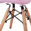 ΚΑΡΕΚΛΑ TWIST KID ΤΜΧ.HM8453.05 ΞΥΛΙΝΑ ΠΟΔΙΑ & ΚΑΘΙΣΜΑ ΡΟΖ PP 30,5Χ33Χ59 ΕΚ (σετ 4 τεμαχίων)