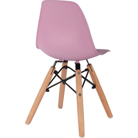 ΚΑΡΕΚΛΑ TWIST KID ΤΜΧ.HM8453.05 ΞΥΛΙΝΑ ΠΟΔΙΑ & ΚΑΘΙΣΜΑ ΡΟΖ PP 30,5Χ33Χ59 ΕΚ (σετ 4 τεμαχίων)