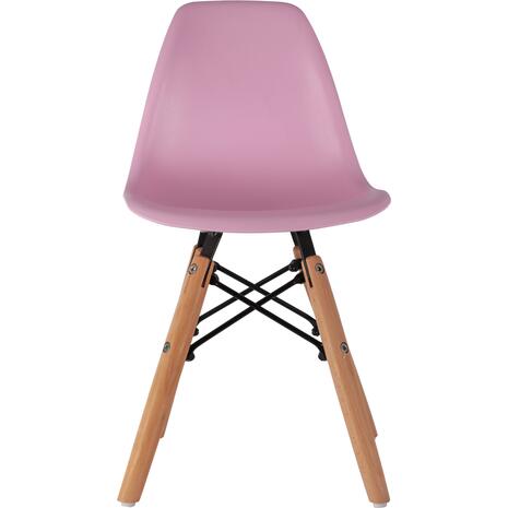 ΚΑΡΕΚΛΑ TWIST KID ΤΜΧ.HM8453.05 ΞΥΛΙΝΑ ΠΟΔΙΑ & ΚΑΘΙΣΜΑ ΡΟΖ PP 30,5Χ33Χ59 ΕΚ (σετ 4 τεμαχίων)