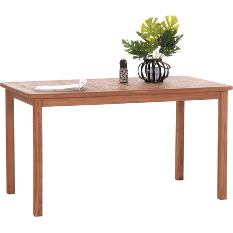 ΤΡΑΠΕΖΙ ΟΡΘΟΓΩΝΙΟ PRESSCOT HM18123 ΞΥΛΟ TEAK--ΦΥΣΙΚΟ 140x80x76Υεκ.