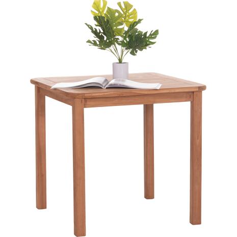 ΤΡΑΠΕΖΙ ΤΕΤΡΑΓΩΝΟ PRESSCOT HM18122 ΞΥΛΟ TEAK--ΦΥΣΙΚΟ 80x80x76Υεκ.